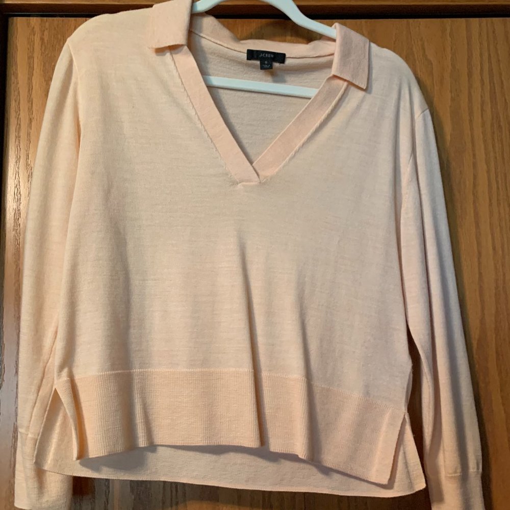 J Crew 100% Lightweight Wool Sweater